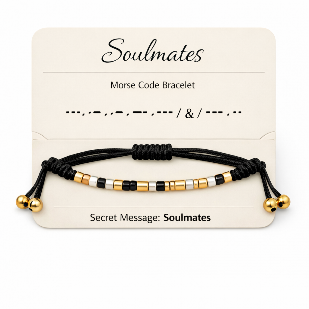 Soulmates Morse Code Bracelet