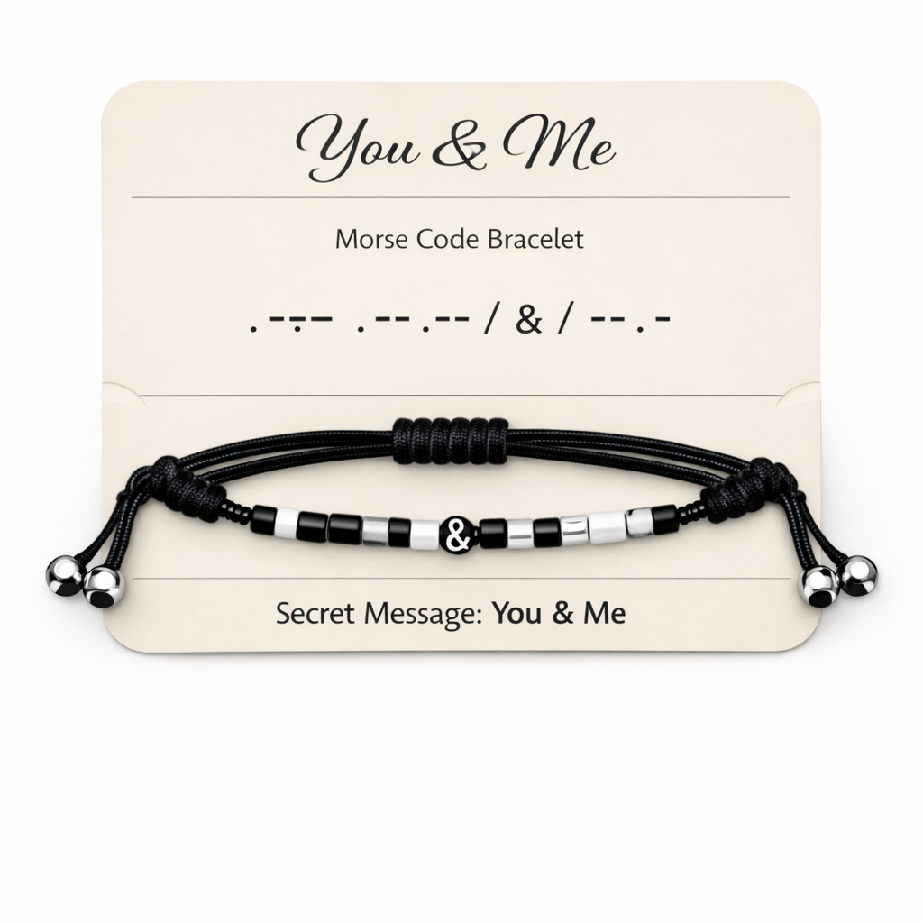 You & Me Morse Code Bracelet