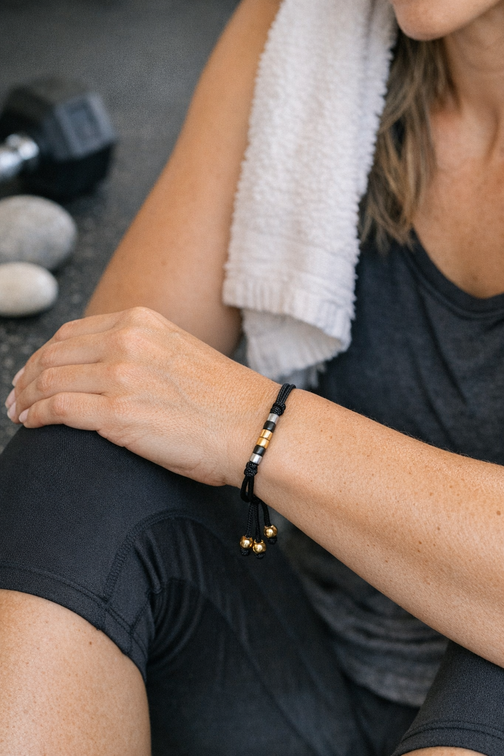 Strength Morse Code Bracelet