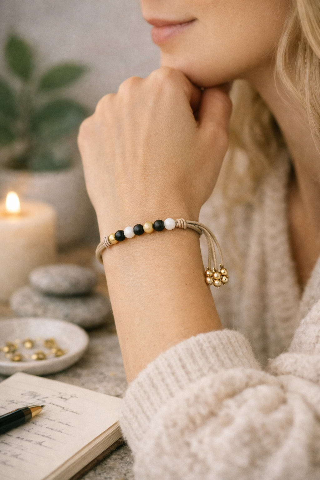 "Make a Change" Morse Code Bracelet
