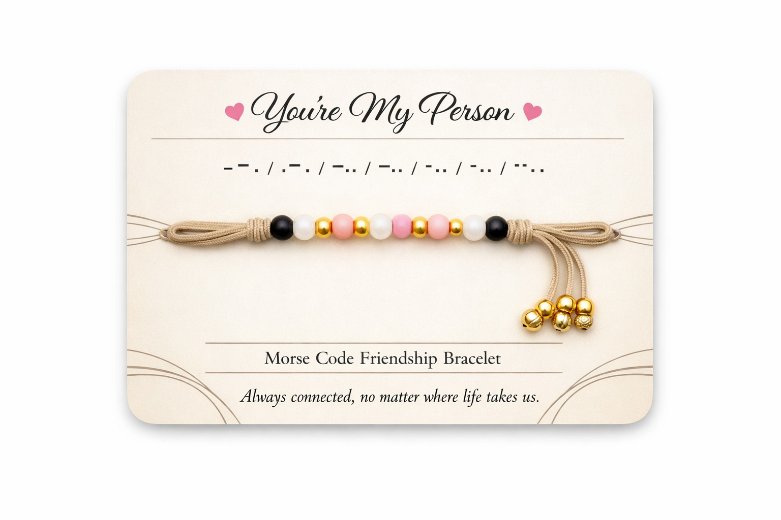 You're My Person Morse Code Bracelet